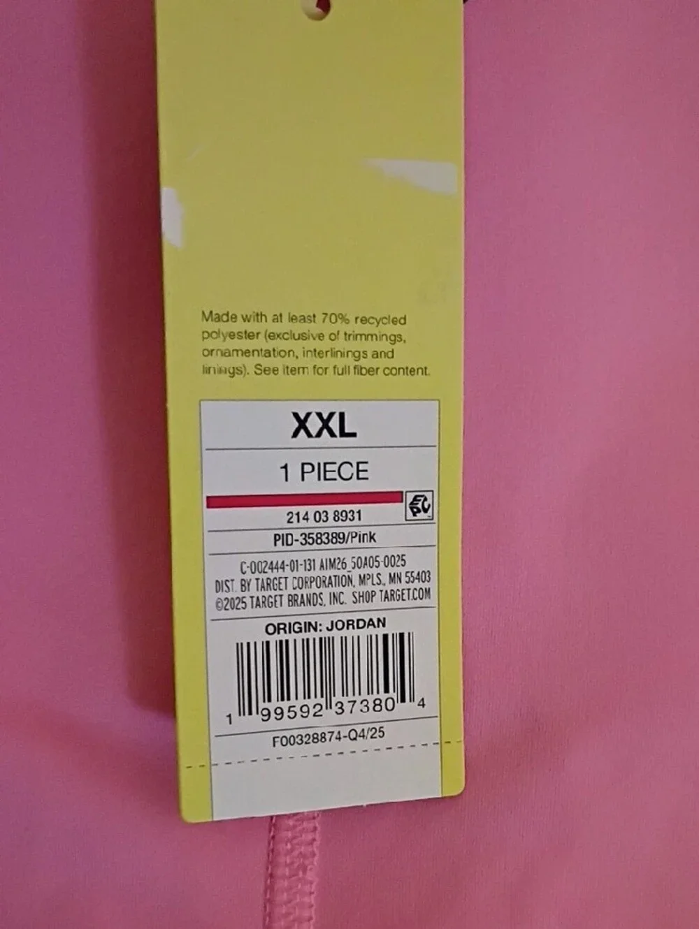 all in motion Pink Girls' Stretch Leggings